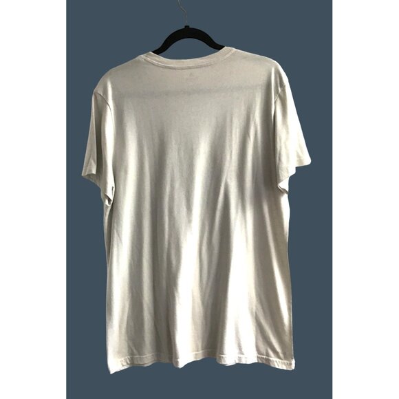 ADIDAS- MENS GREY CREW NECK SHORT SLEEVE GRAPHIC PERFORMANCE T-SHIRT SIZE LARGE - Picture 2 of 6